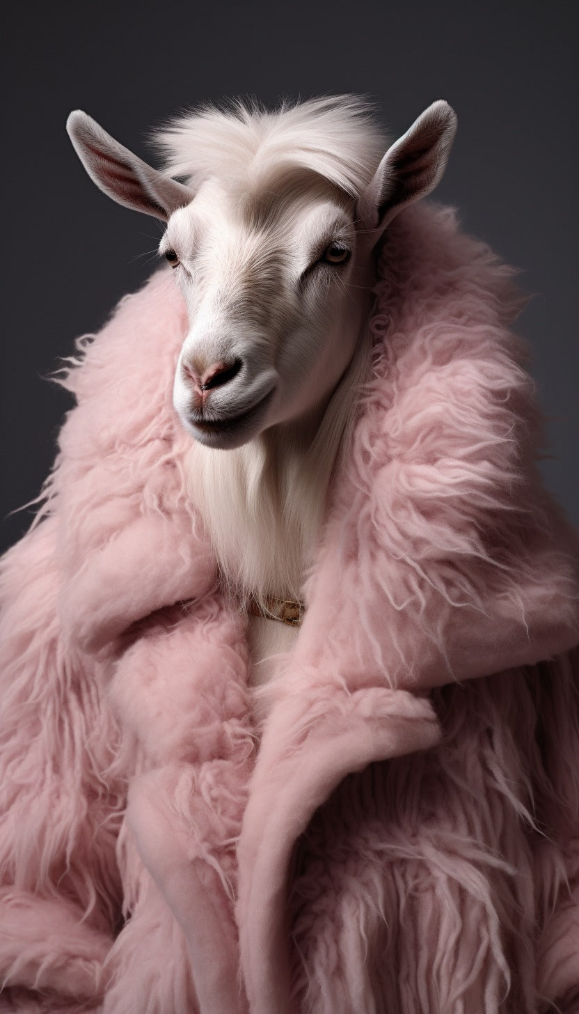 Barbie Goat Portrait