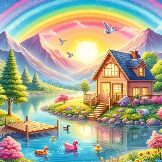 Brilliant Colors of Heavenly Nature