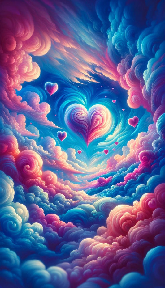 Clouds Forming a Heart on Valentine's Day