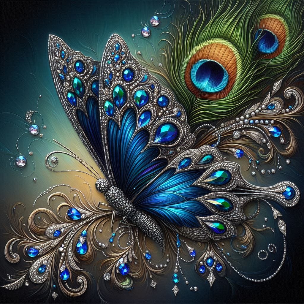 Crystal Beautiful Butterfly