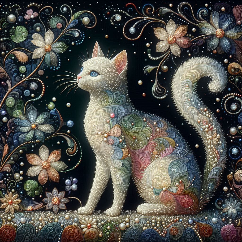 Elegant & Surreal Cat