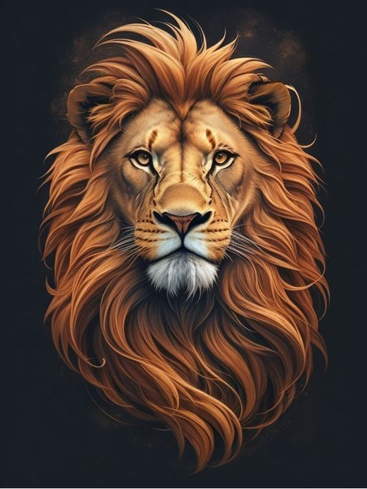 Enigmatic Brown Lion