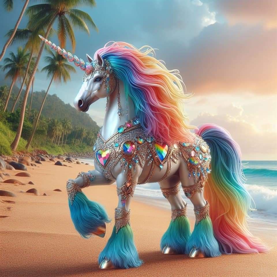 Glimmering Beauty Magical Unicorn