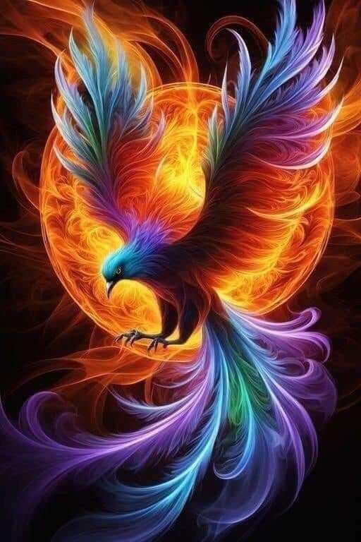 Resplendent Phoenix Bird