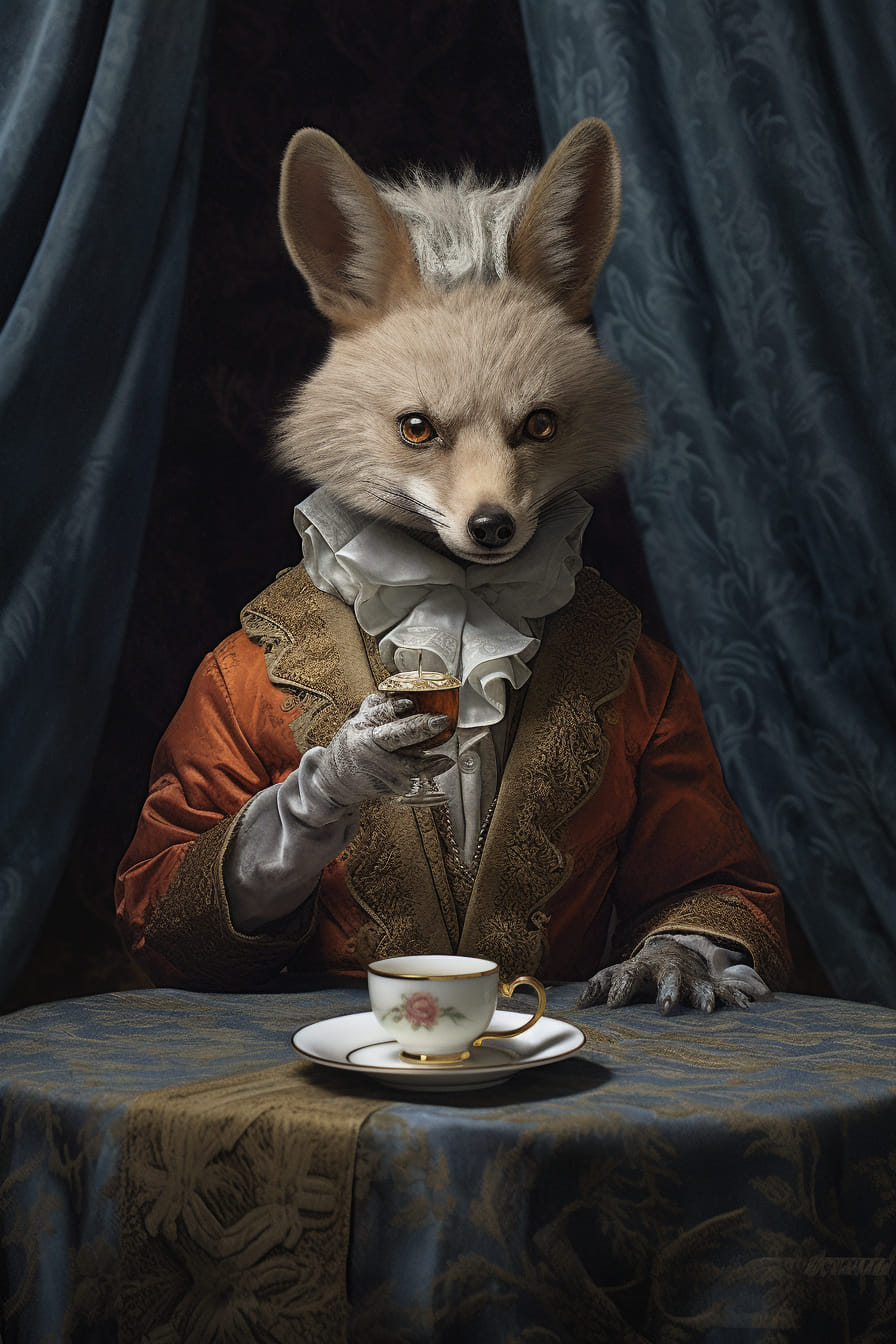 The Fox Portrait Diamond Painting
