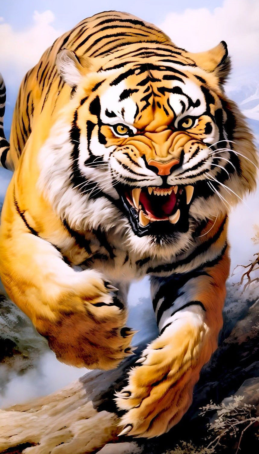 Tiger in Anger