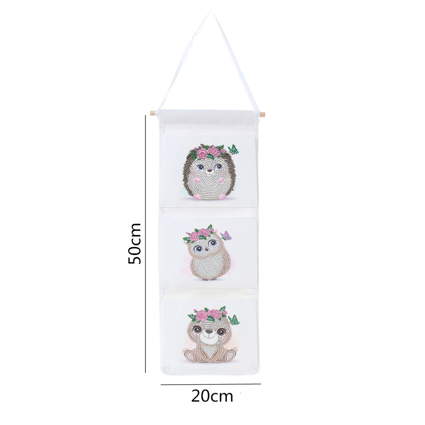 Cute Hedgehog Diamond Painting Storage Bag