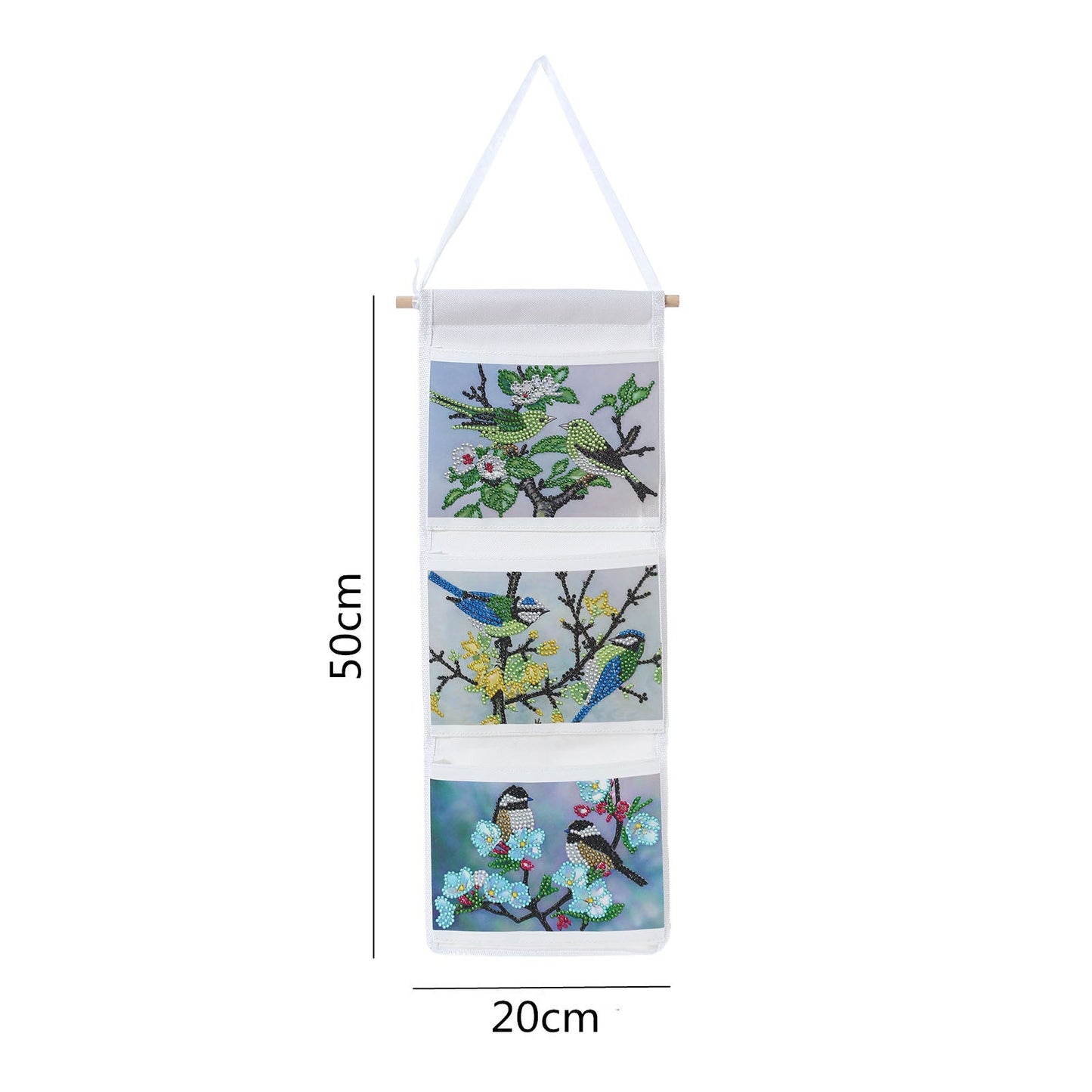 Colorful Birds Diamond Painting Storage Bag