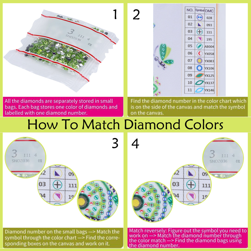 Colorful Diamond Painting Stickers