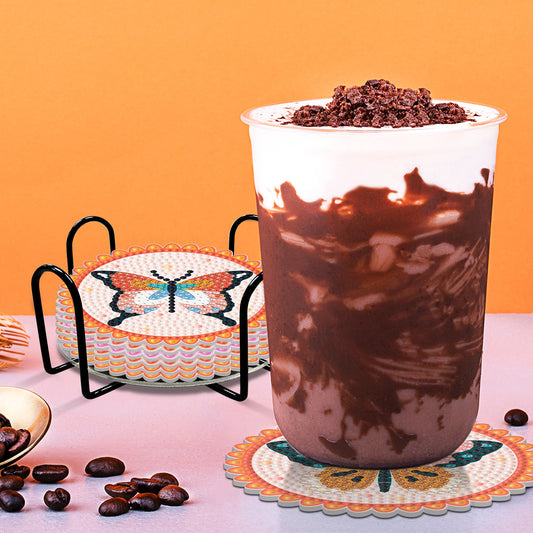 Butterfly Table Coasters - Paint by Diamonds