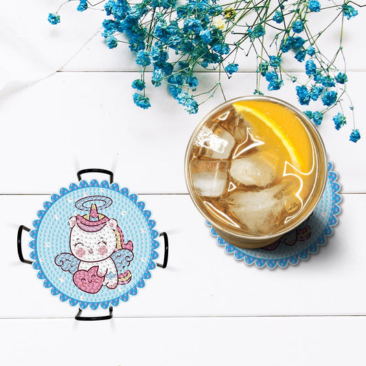Cute Unicorn Table Coasters Diamond Painting