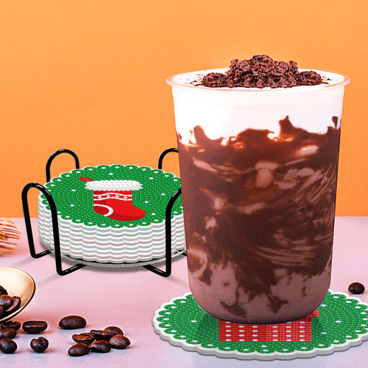 Christmas Diamond Painting Table Coasters