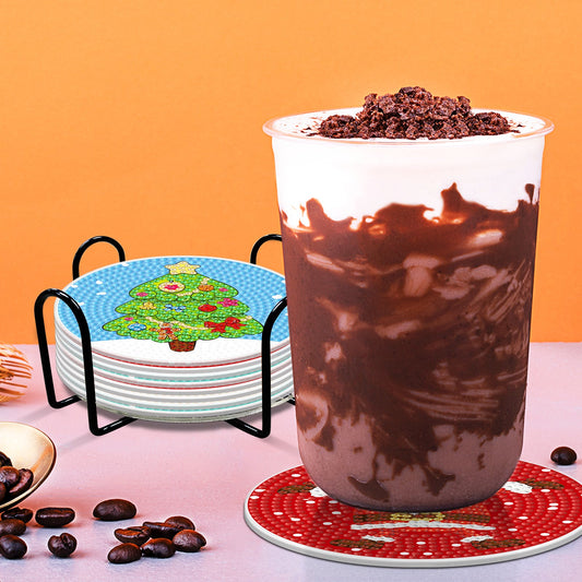 Merry Christmas - Table Coaster Diamond Painting