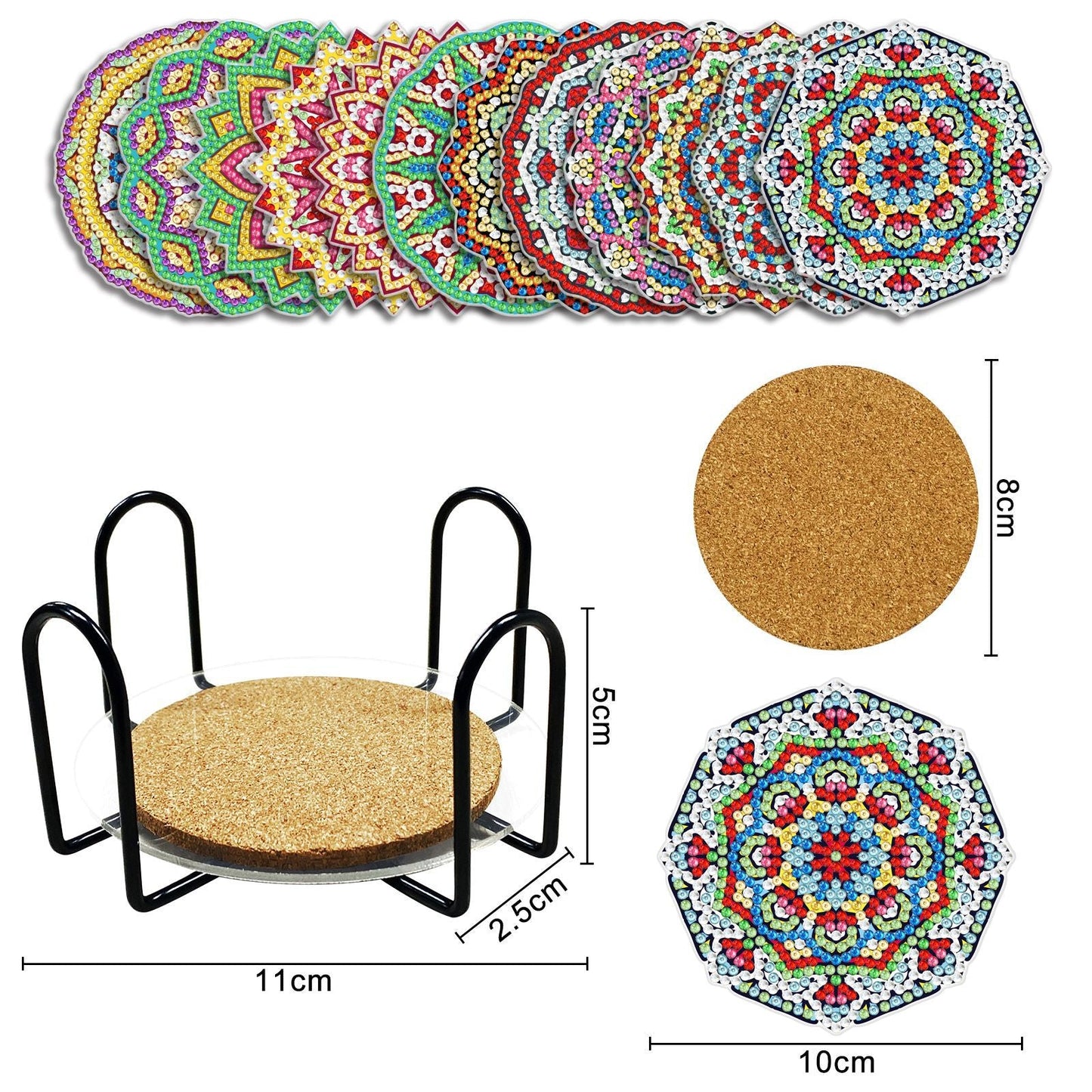 Mandala Diamond Painting Table Coasters