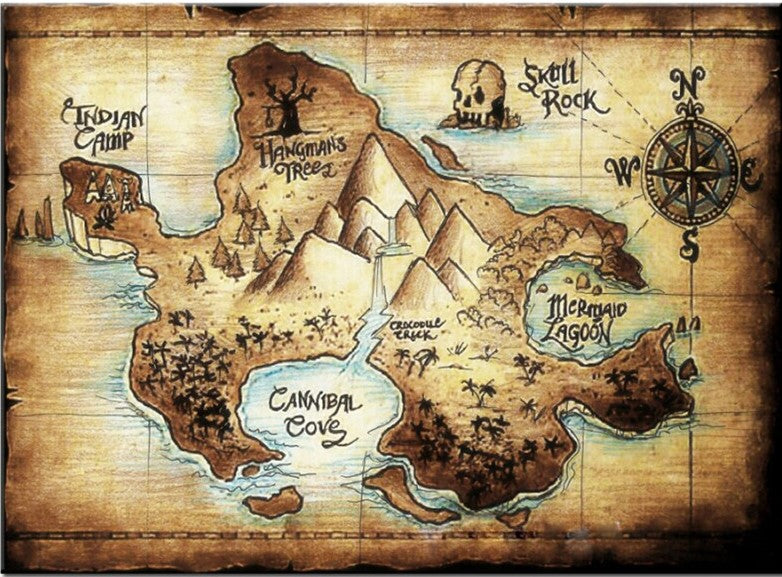 5D DIY Vintage World Map Diamond Painting