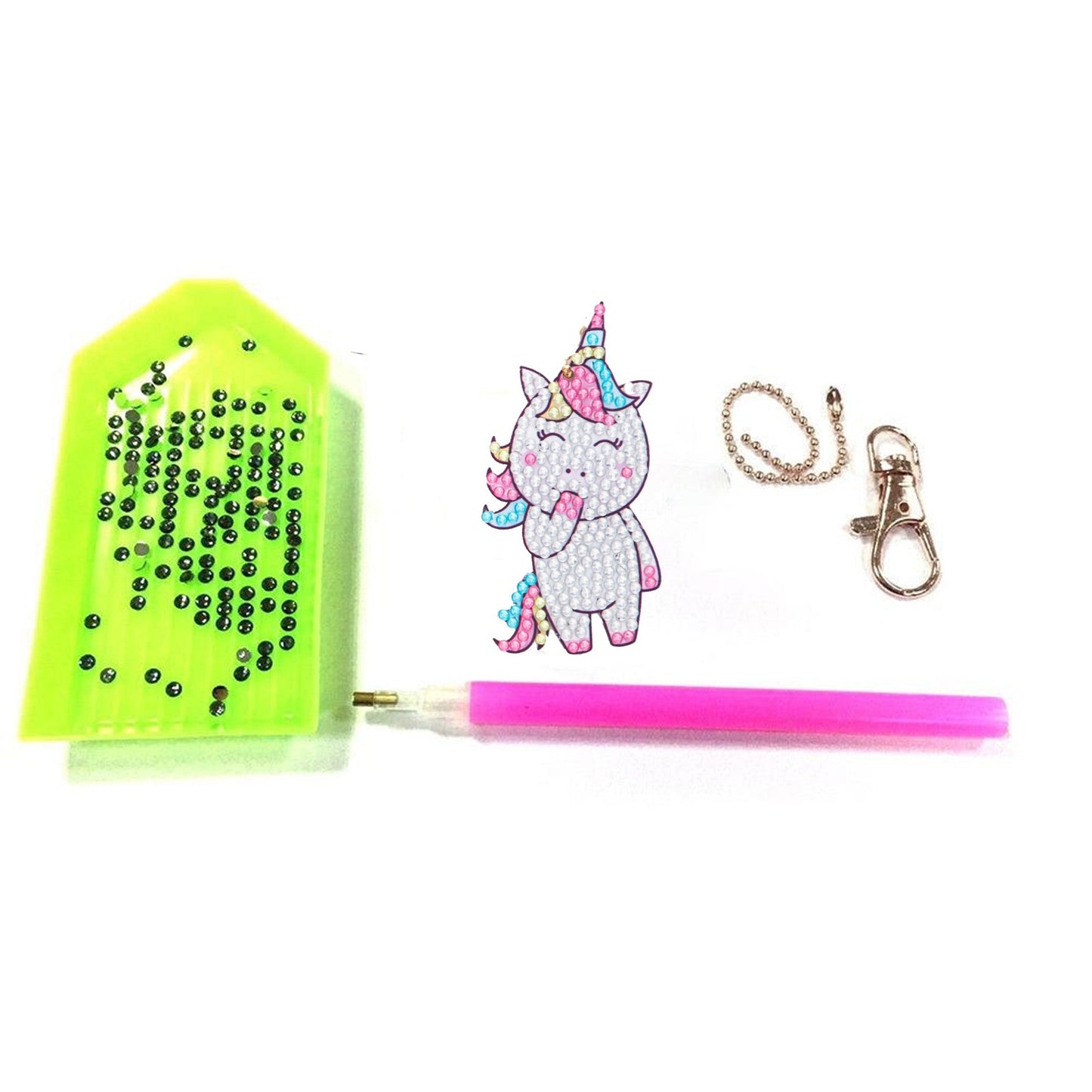 Baby Unicorn - Diamond Painting Keychains