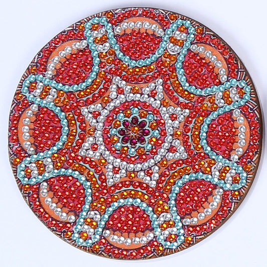 Diamond Painting Coasters Set in Mandala Style