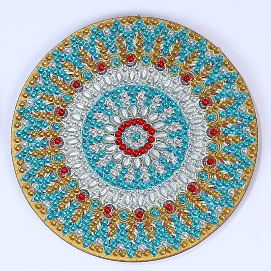 DIY Diamond Painting Coasters - Mandala Art
