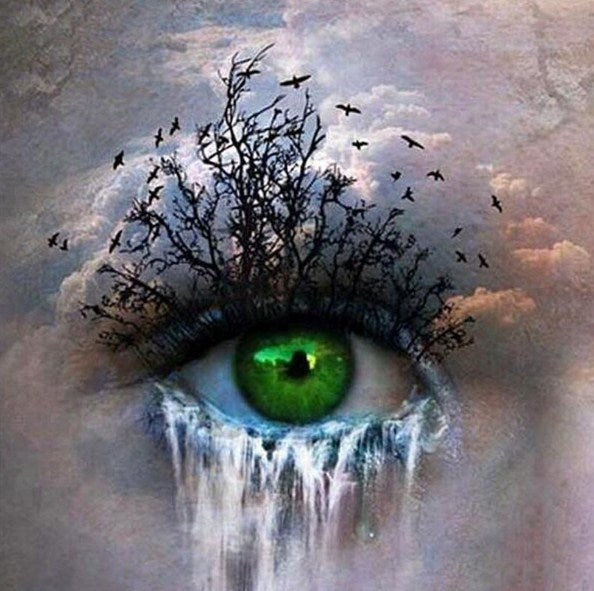 Abstract Eye Diamond Painting Kit