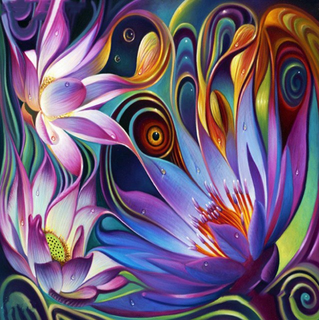 Amazing Lotus Art Diamond Painting Kit