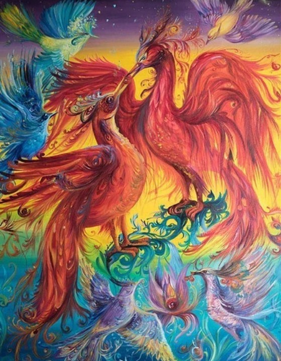 phoenix bird paintings