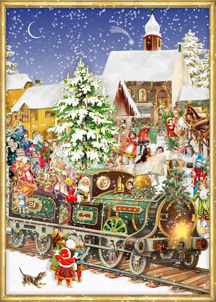 Christmas train ready to go