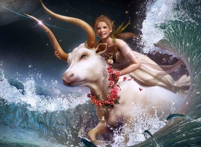 Girl & Cow Diamond Painting