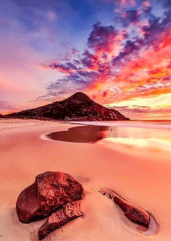 Hill Landscape Diamond Painting