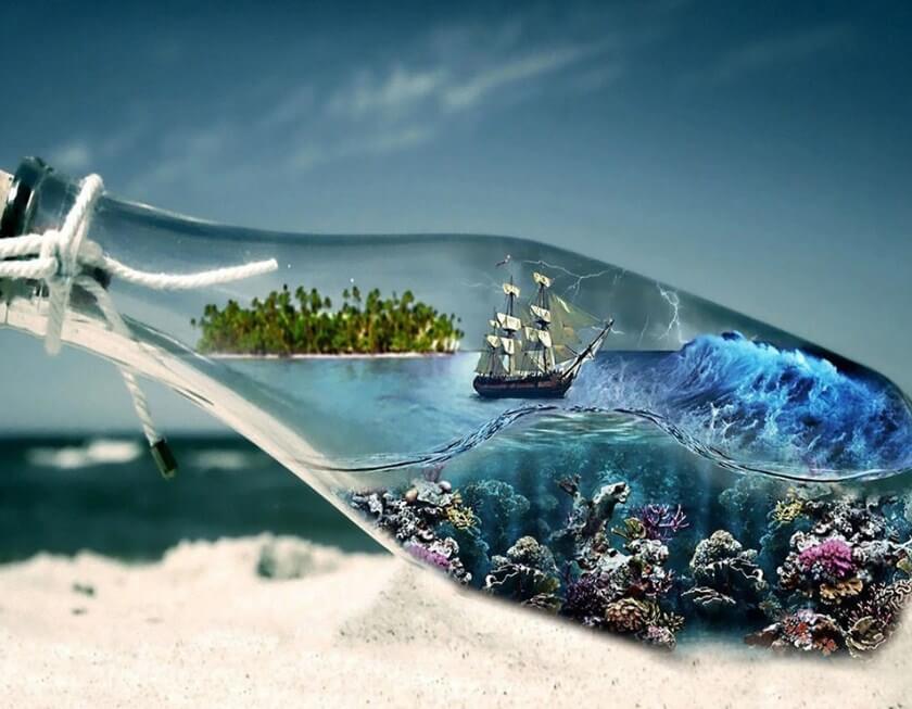 Glass Bottle PAinting Kit