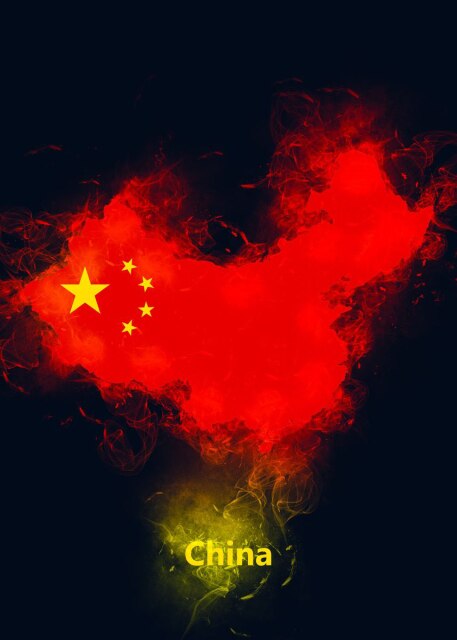 China Country Map Diamond Painting