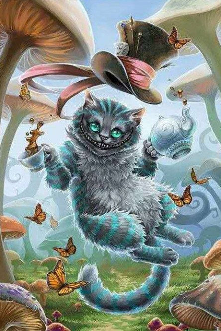 Creepy Cat Diamond Painting Kit