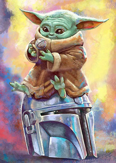 Little Yoda diamond painting