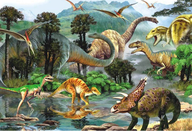 Dinosaur Kingdom Diamond Painting Kit