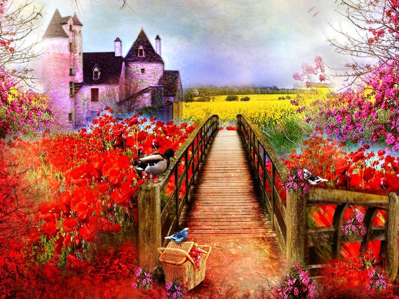 Fabulous Flower Garden Paint by Diamonds