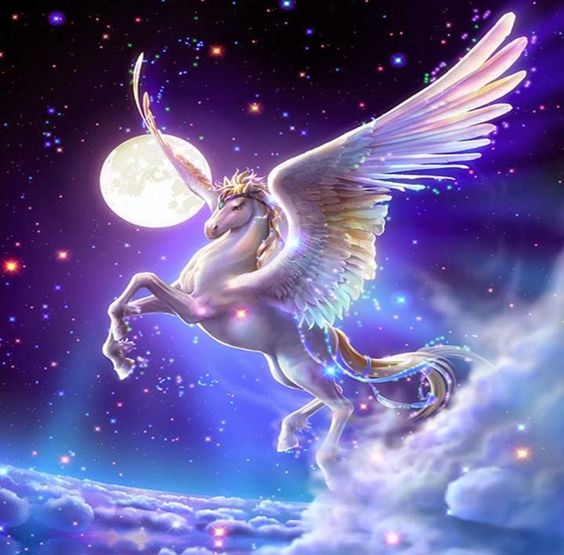 Fantasy Horse Flying Painting – All Diamond Painting