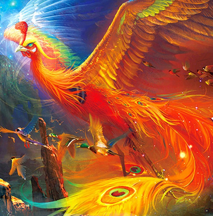 Flying Phoenix Diamond Painting Kit