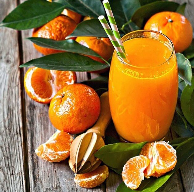 Orange Juice Diamond Painting