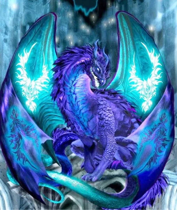 Glowing Dragon Diamond Painting Kit