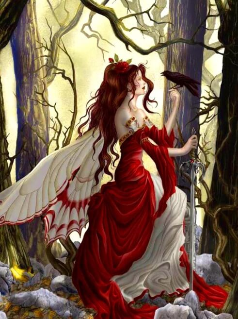 Fairy in the Forest Paint by Diamonds