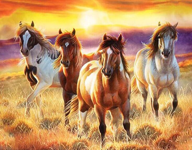 Horses Diamond Painting DIY