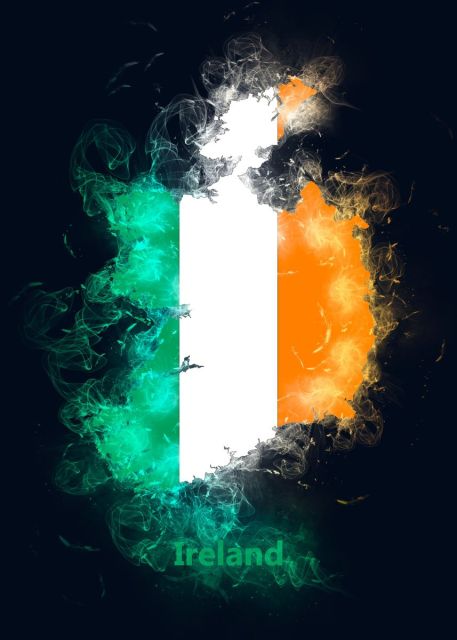 Ireland Country Map Diamond Painting