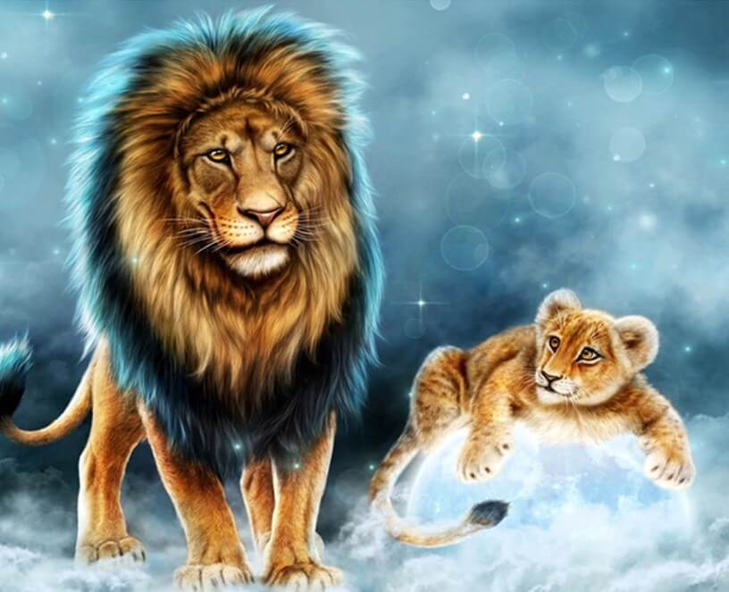 Lion 3D Painting Kit