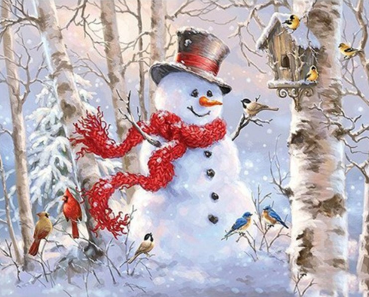 Snow Man DIY Diamond Painting