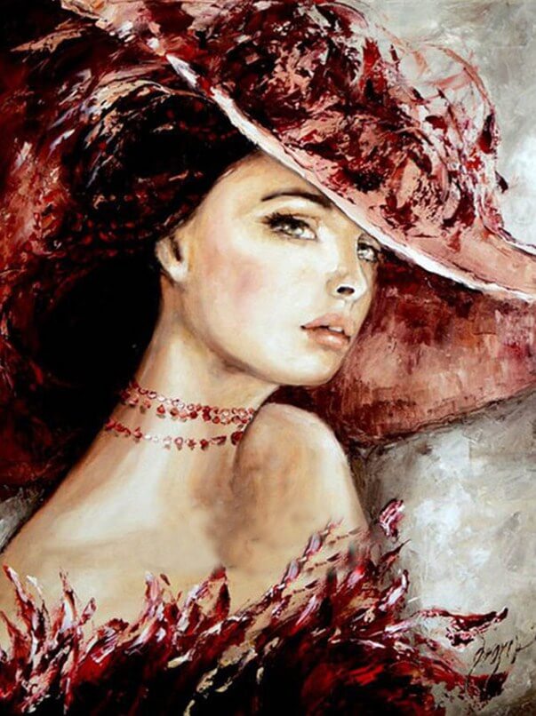 Lady DIY Diamond Painting