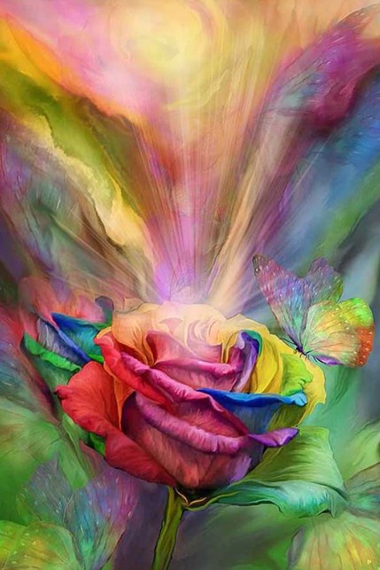The Healing Rose Diamond Painting Kit