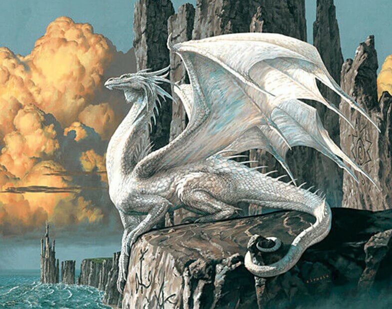 White Dragon DIY Painting Kit