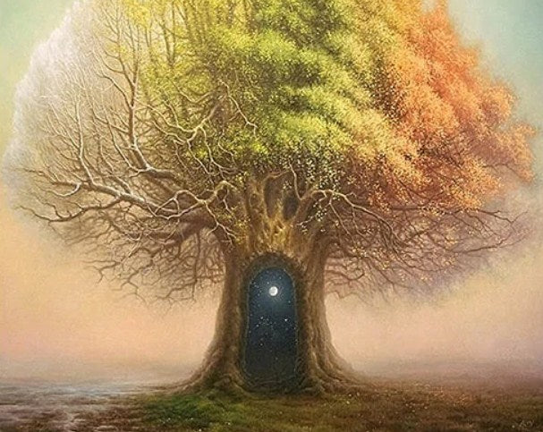 Wizard Tree Paint by Diamonds