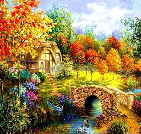 Scenes Beauty Diamond Painting