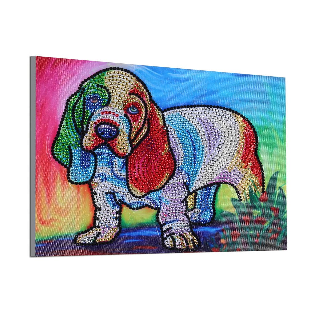 Colorful Little Dog - Special Diamond Painting