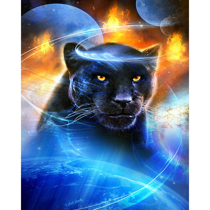 Panther Diamond Painting Kit